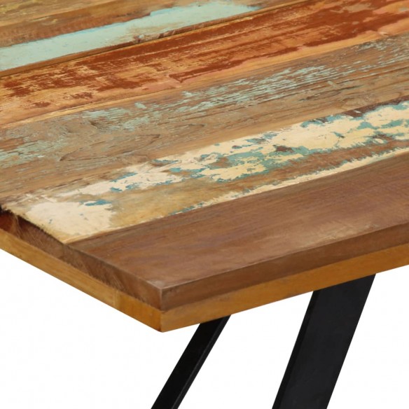 Table de salle à manger 140x80x76cm Bois de récupération massif