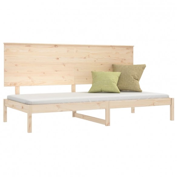 Lit de jour 80x200 cm Bois de pin massif