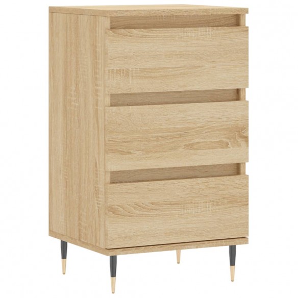 Buffet chêne sonoma 40x35x70 cm bois d'ingénierie