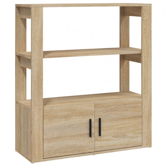 Buffet Chêne sonoma 80x30x90 cm Bois d'ingénierie