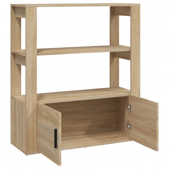 Buffet Chêne sonoma 80x30x90 cm Bois d'ingénierie