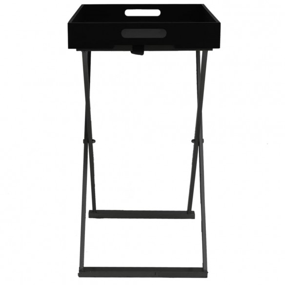 Table pliable Noir 48x34x61 cm MDF