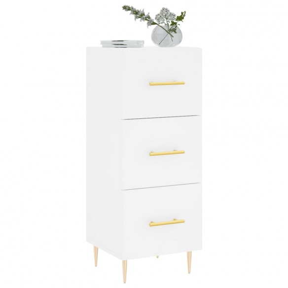 Buffet blanc 34,5x34x90 cm bois d'ingénierie