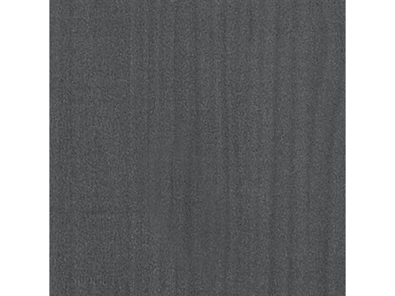 Bibliothèque à 2 niveaux Gris 60x30x70 cm Bois de pin massif