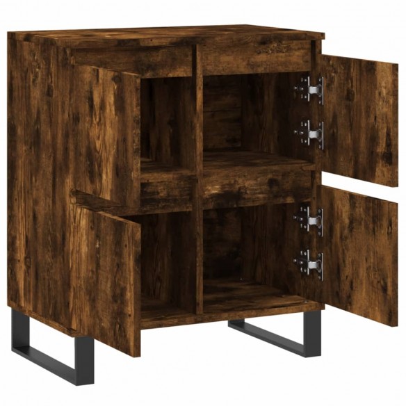 Buffet Chêne fumé 60x35x70 cm Bois d'ingénierie