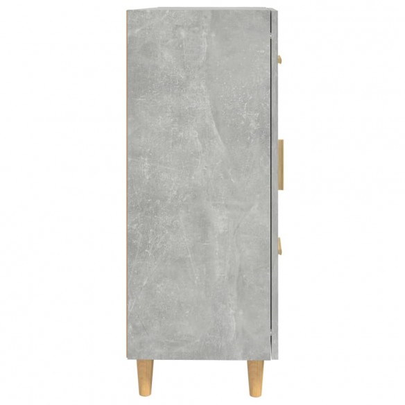 Buffet Gris béton 69,5x34x90 cm Bois d'ingénierie