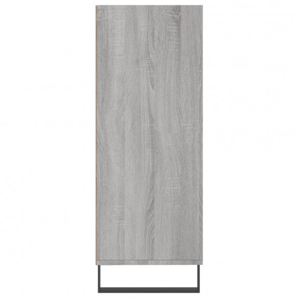 Armoire à étagères sonoma gris 69,5x32,5x90cm bois d'ingénierie