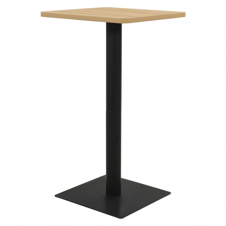 Table de bistro Couleur chêne 60x60x107 cm