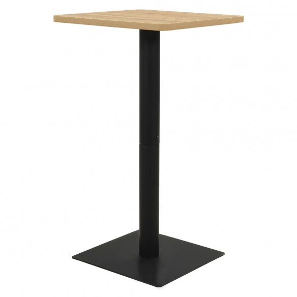 Table de bistro Couleur chêne 60x60x107 cm