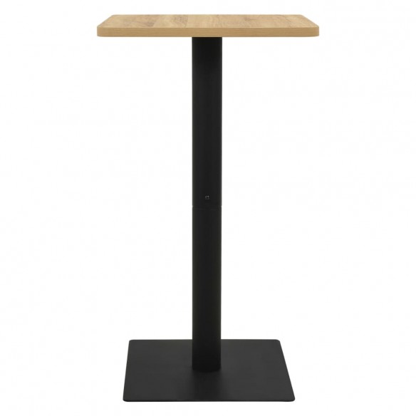 Table de bistro Couleur chêne 60x60x107 cm