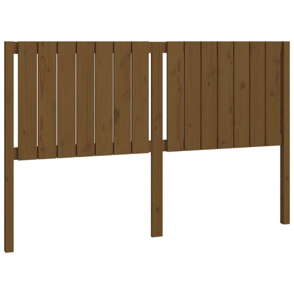 Tête de lit Marron miel 155,5x4x100 cm Bois massif de pin