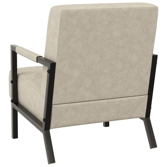 Fauteuil Gris clair Similicuir