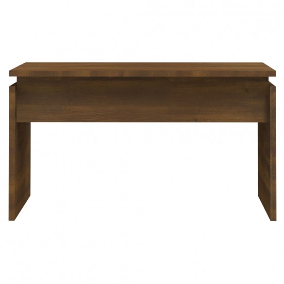 Table basse Chêne marron 68x50x38 cm Bois d'ingénierie