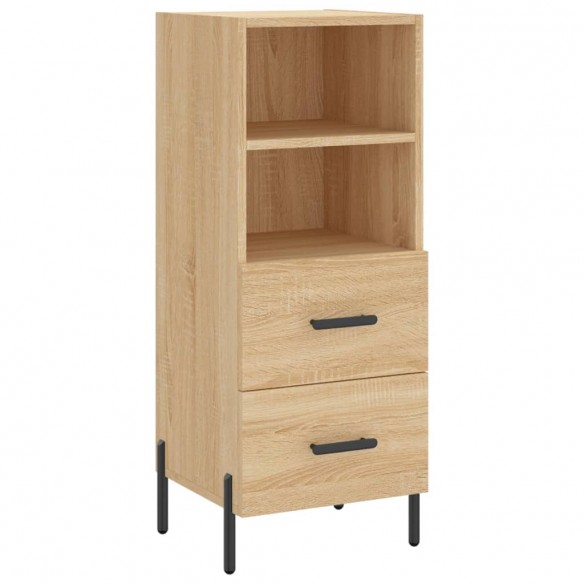 Buffet Chêne sonoma 34,5x34x90 cm Bois d'ingénierie