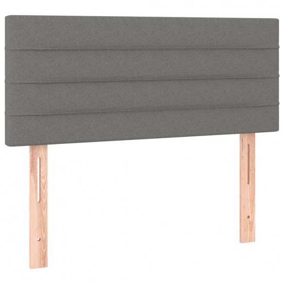 Tête de lit Gris foncé 80x5x78/88 cm Tissu