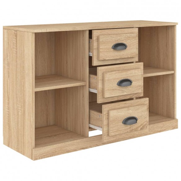 Buffet chêne sonoma 104,5x35,5x67,5 cm bois d'ingénierie