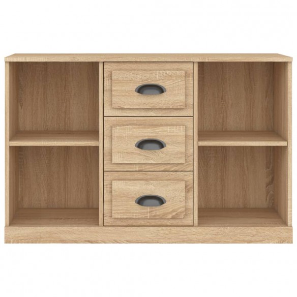 Buffet chêne sonoma 104,5x35,5x67,5 cm bois d'ingénierie