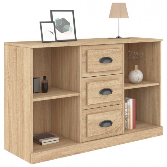 Buffet chêne sonoma 104,5x35,5x67,5 cm bois d'ingénierie