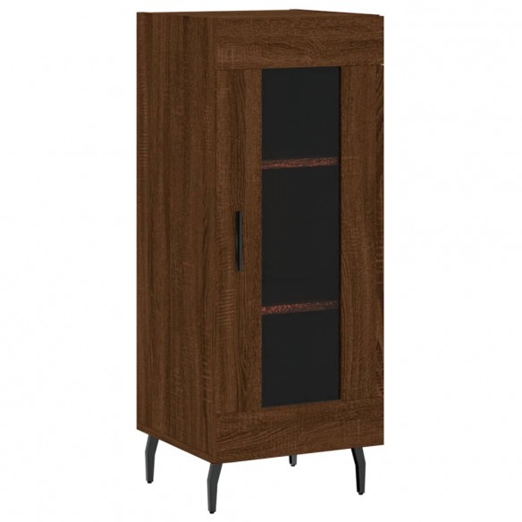 Buffet Chêne marron 34,5x34x90 cm Bois d'ingénierie