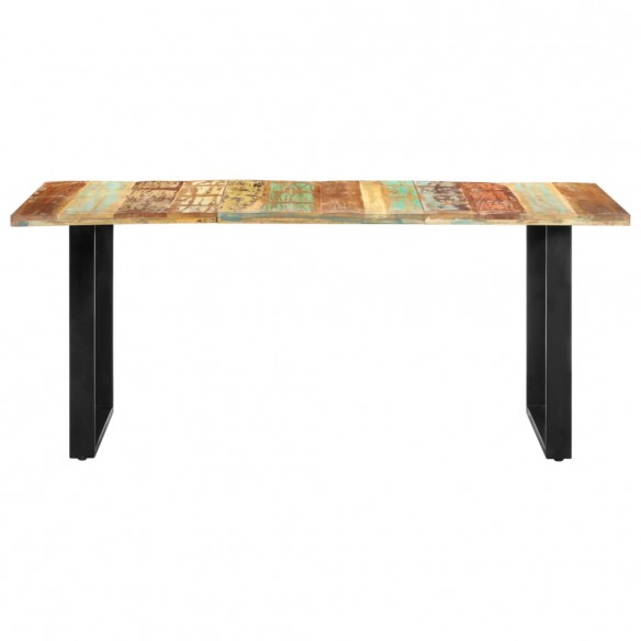 Table de salle à manger 180x90x76cm Bois de récupération solide