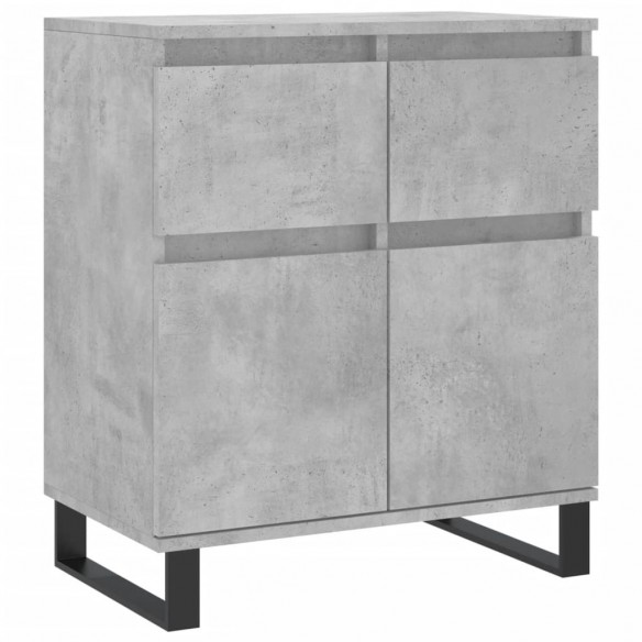 Buffet Gris béton 60x35x70 cm Bois d'ingénierie