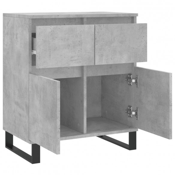 Buffet Gris béton 60x35x70 cm Bois d'ingénierie