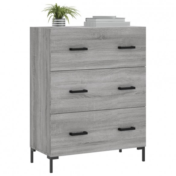 Buffet sonoma gris 69,5x34x90 cm bois d'ingénierie