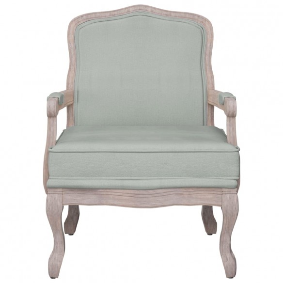 Fauteuil gris clair 64x64x90 cm velours