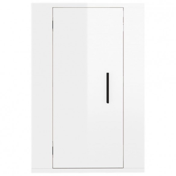 Meubles TV muraux 2 pcs Blanc brillant 40x34,5x60 cm