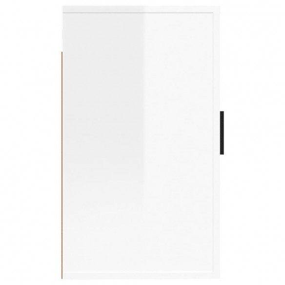 Meubles TV muraux 2 pcs Blanc brillant 40x34,5x60 cm