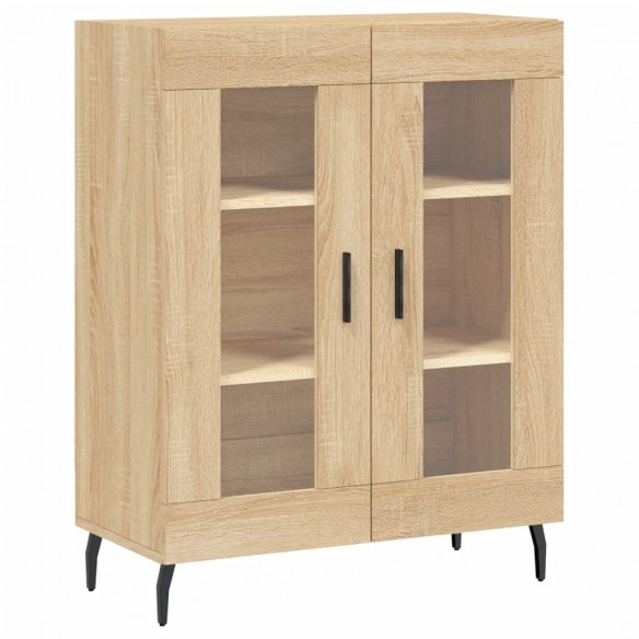 Buffet chêne sonoma 69,5x34x90 cm bois d'ingénierie