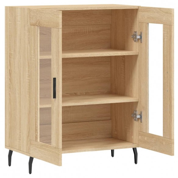 Buffet chêne sonoma 69,5x34x90 cm bois d'ingénierie