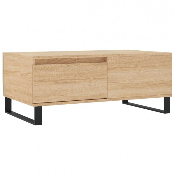 Table basse Chêne sonoma 90x50x36,5 cm Bois d'ingénierie