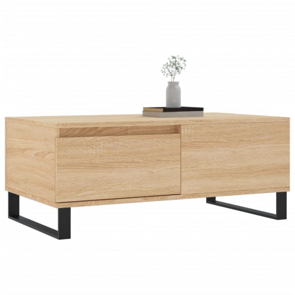 Table basse Chêne sonoma 90x50x36,5 cm Bois d'ingénierie