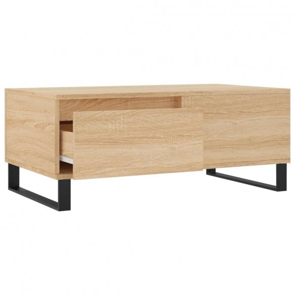 Table basse Chêne sonoma 90x50x36,5 cm Bois d'ingénierie