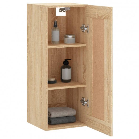 Armoire murale chêne sonoma 34,5x34x90 cm bois d'ingénierie