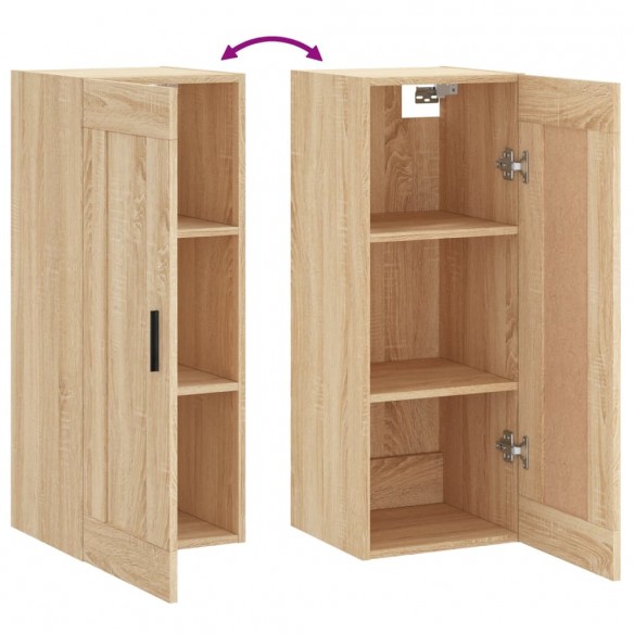 Armoire murale chêne sonoma 34,5x34x90 cm bois d'ingénierie