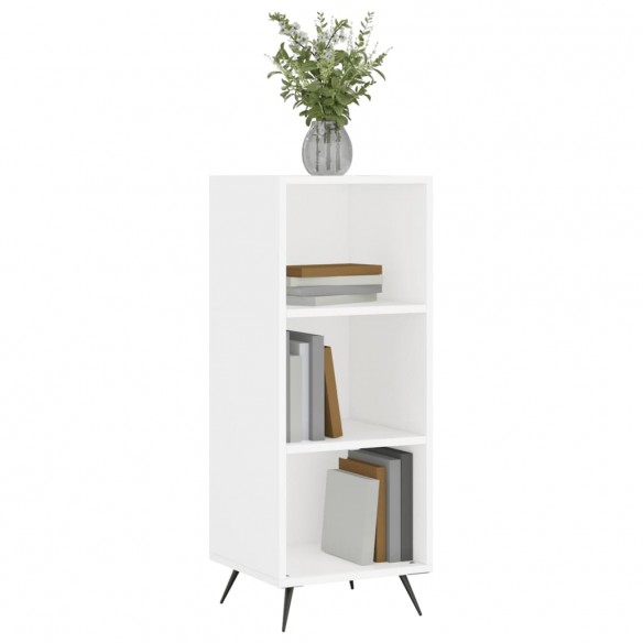 Armoire à étagères blanc 34,5x32,5x90 cm bois d'ingénierie