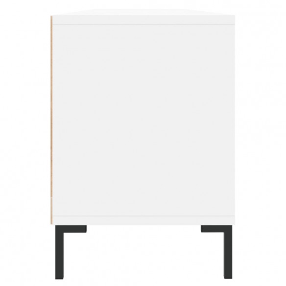 Meuble TV blanc 150x30x44,5 cm bois d'ingénierie