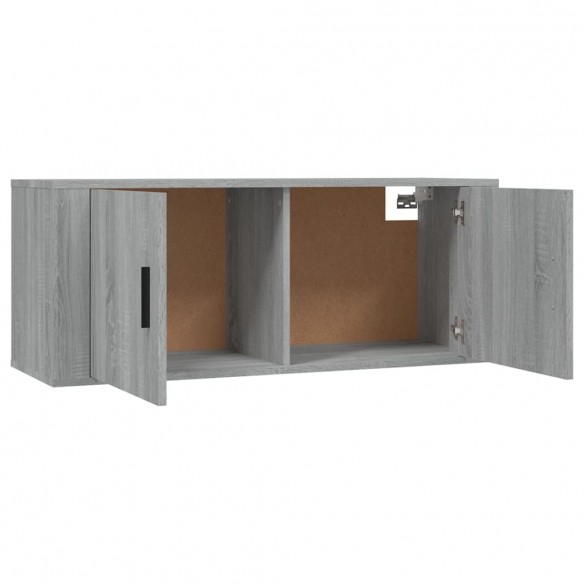 Meubles TV muraux 2 pcs sonoma gris 100x34,5x40 cm