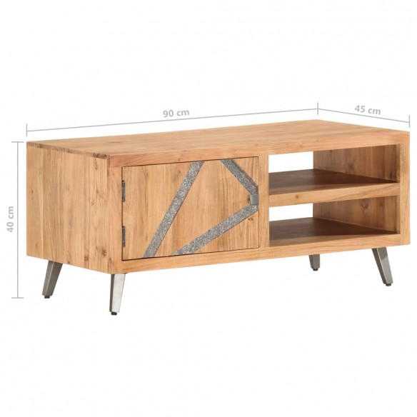 Table basse 90x45x40 cm Bois d'acacia massif