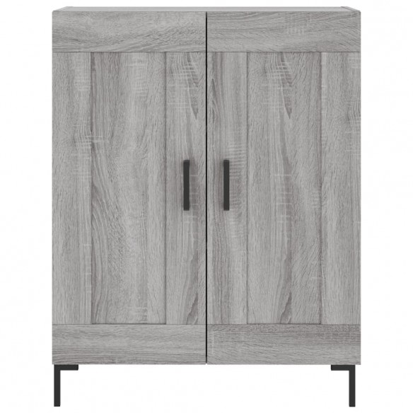 Buffet sonoma gris 69,5x34x90 cm bois d'ingénierie