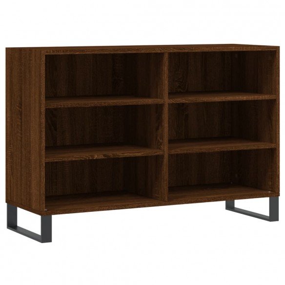 Buffet chêne marron 103,5x35x70 cm bois d'ingénierie