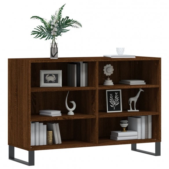 Buffet chêne marron 103,5x35x70 cm bois d'ingénierie