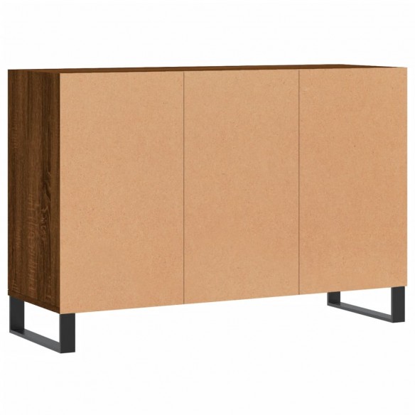 Buffet chêne marron 103,5x35x70 cm bois d'ingénierie