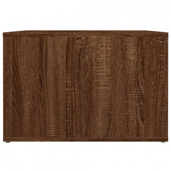 Table de chevet Chêne marron 57x55x36 cm Bois d'ingénierie