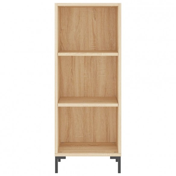 Buffet haut Chêne sonoma 34,5x34x180 cm Bois d'ingénierie