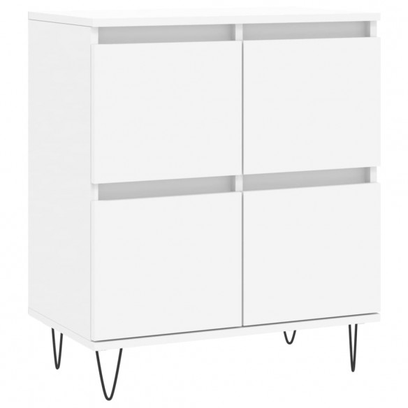 Buffets 3 pcs Blanc Bois d'ingénierie