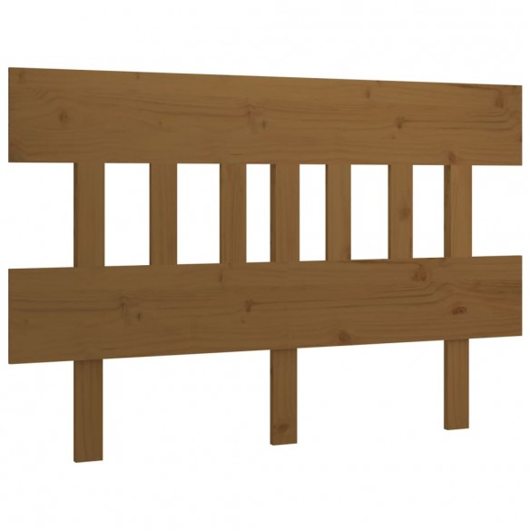 Tête de lit Marron miel 138,5x3x81 cm Bois massif de pin