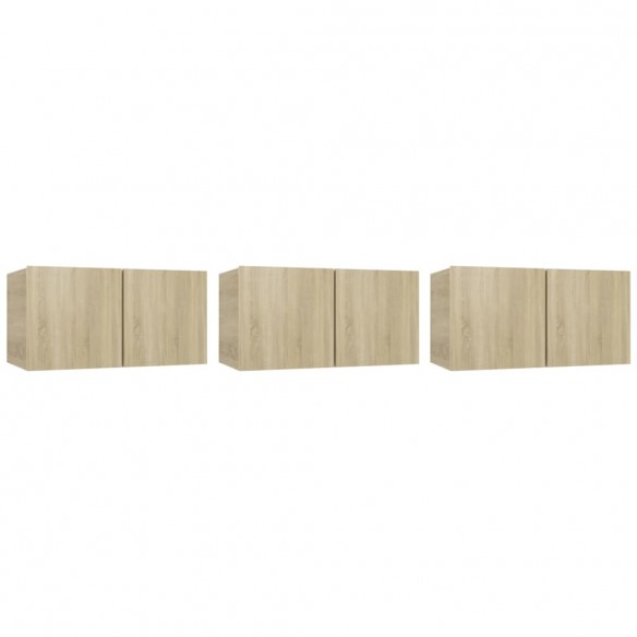 Ensemble de meubles TV 5 pcs Chêne sonoma Bois d'ingénierie